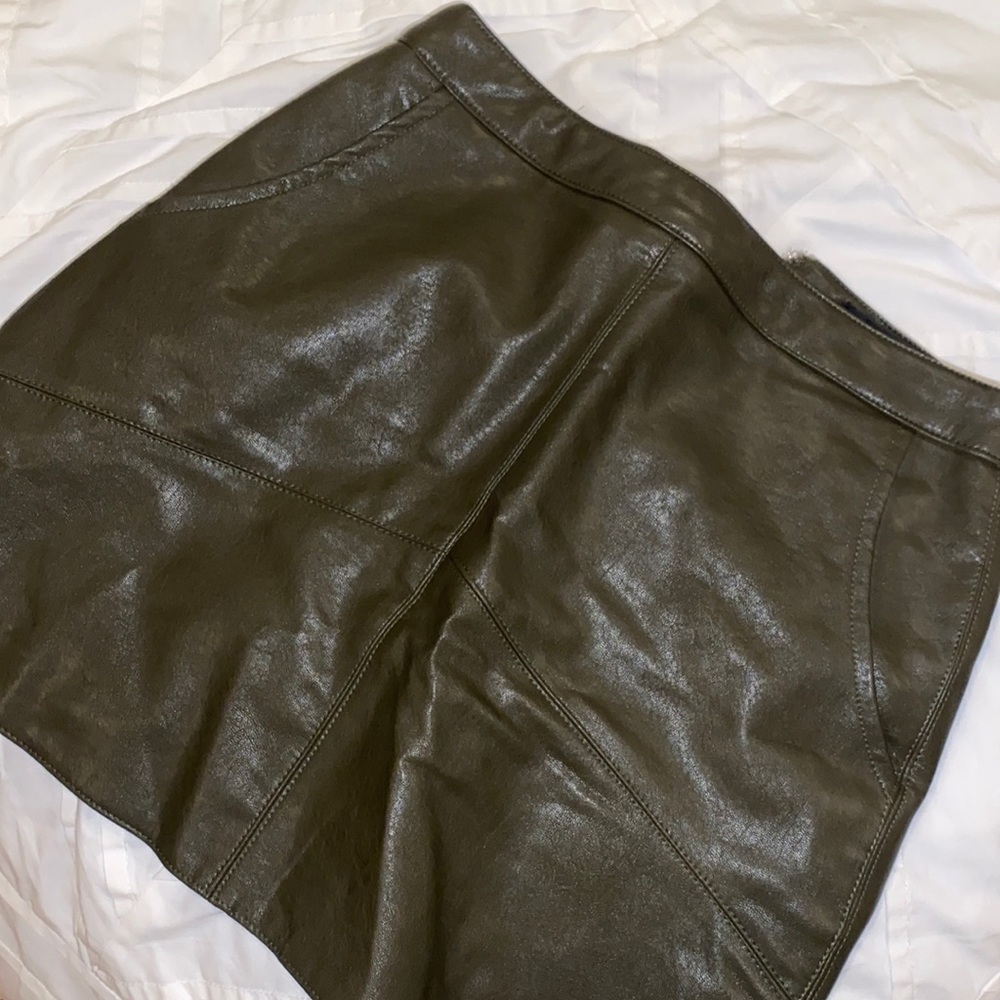 Lulus, size XS, color is olive green